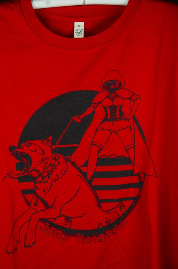 Get Off My Nuts! Rotkäppchen & Wolf - T-Shirt – Bild 4