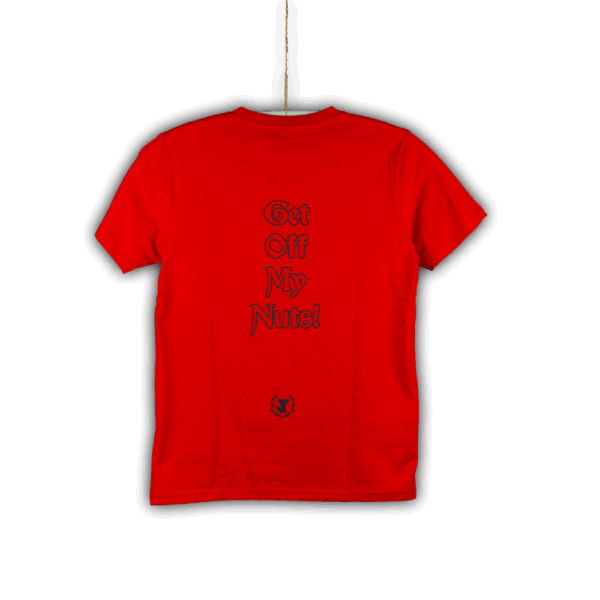 Get Off My Nuts! Rotkäppchen & Wolf - T-Shirt – Bild 3