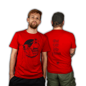 Get Off My Nuts! Rotkäppchen & Wolf - T-Shirt
